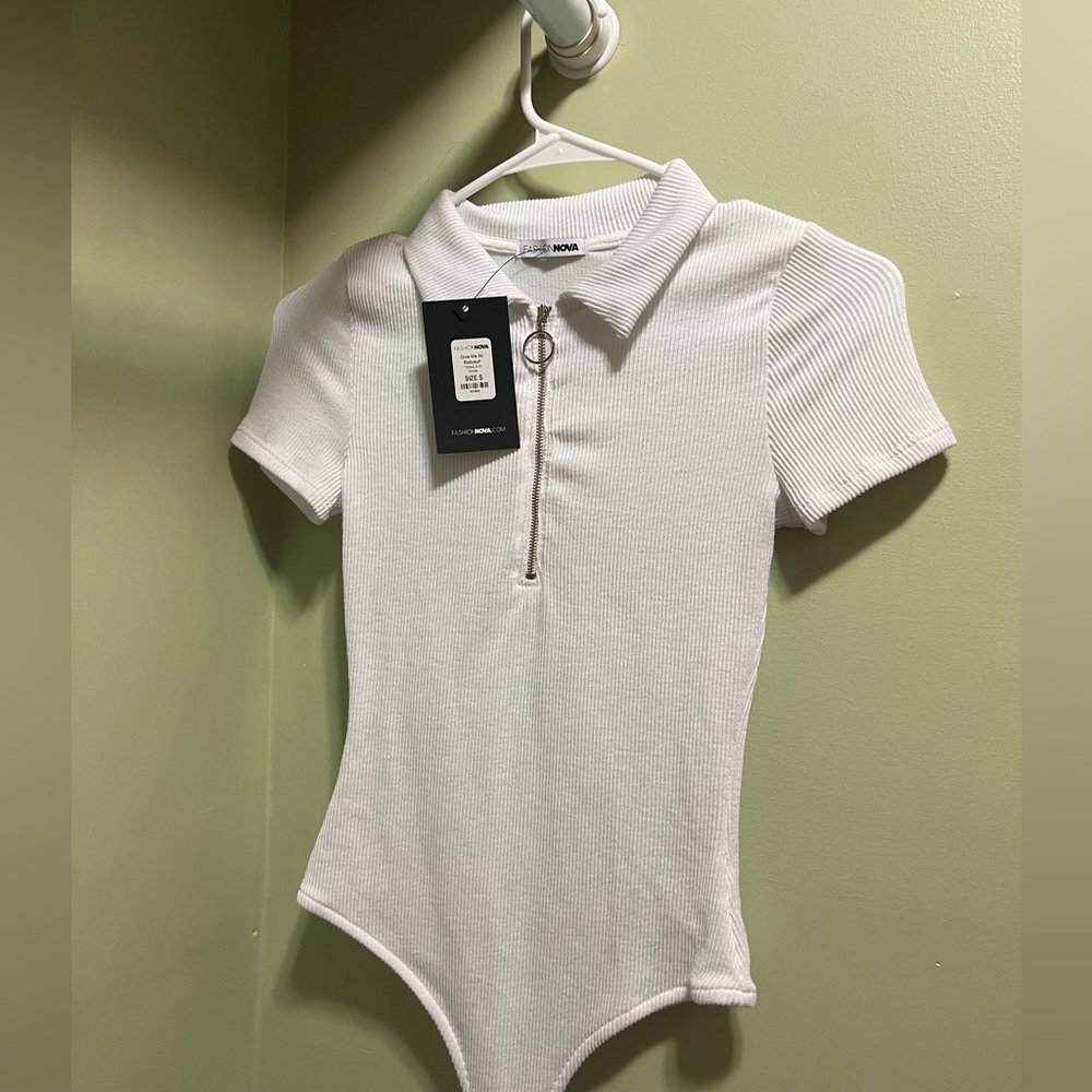 Quarter Zip Bodysuit